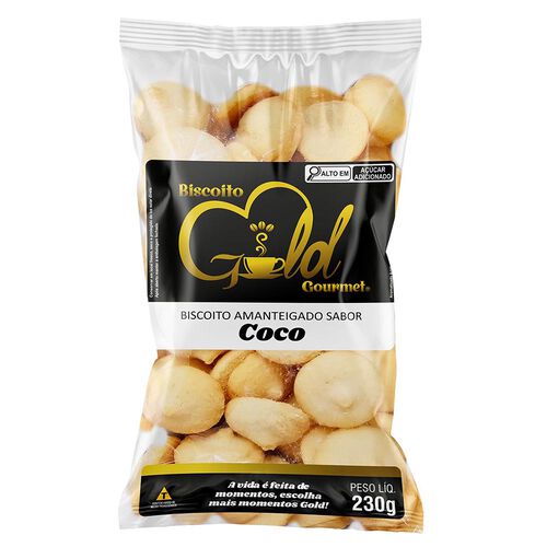 Biscoito Amanteigado Gold Gourmet Coco