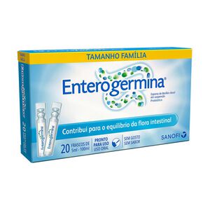 Probiótico Enterogermina 5ml Tamanho Família 20 Frascos