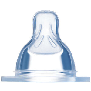 Bico de Mamadeira Mam Ortodôntico em Silicone Silk Touch Fluxo Médio Nível 2 com 1 Unidade