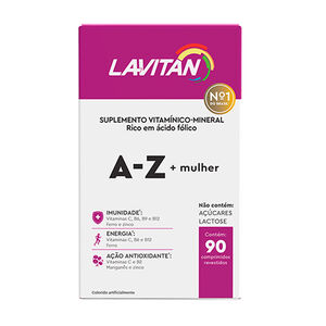 Lavitan A-Z Mais Mulher com 90 Comprimidos