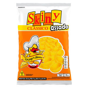 Salgadinho de Milho Skiny Clássico Queijo 78g