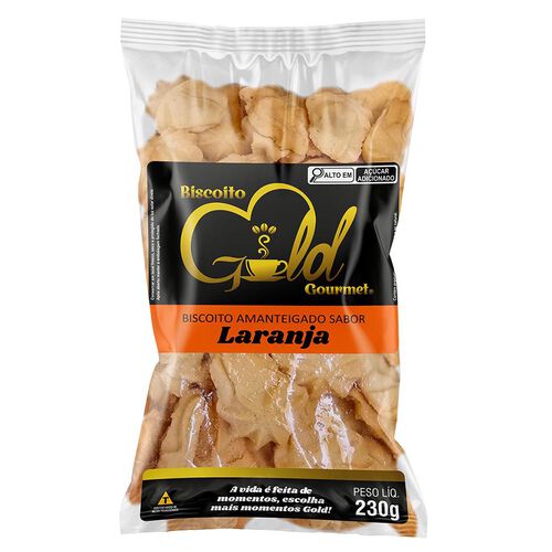 Biscoito Amanteigado Gold Gourmet Laranja
