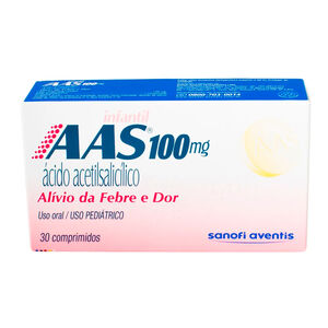 AAS Infantil 100mg com 30 Comprimidos