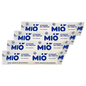 Atadura de Crepom Mió 8cm x 1,80m com 1 Unidade | Kit com quatro unidades