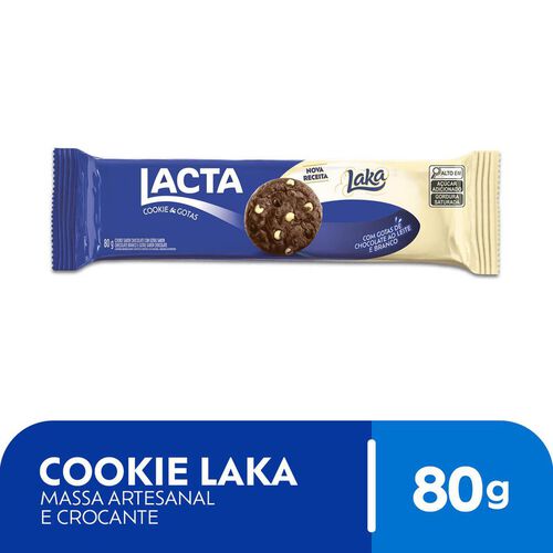 Biscoito cookie Lacta Laka