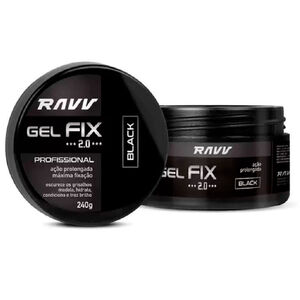 Gel Fix 2.0 Ravv Profissional Ação Prolongada Black 240g