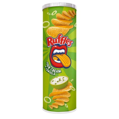 Batata Ruffles Elma Chips Sour Cream e Cebola Tubo