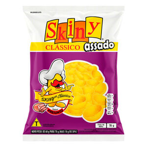Salgadinho de Milho Skiny Clássico Presunto 78g