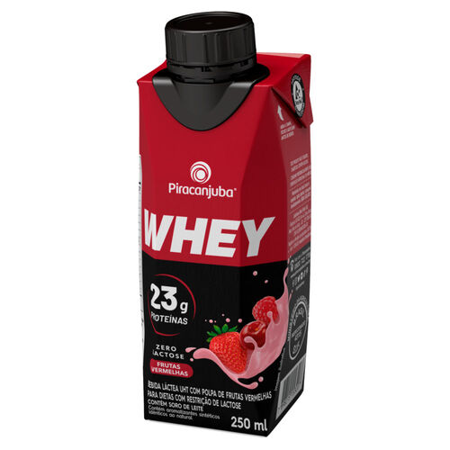 Bebida Láctea Piracanjuba Whey Zero Lactose com 23g de Proteína