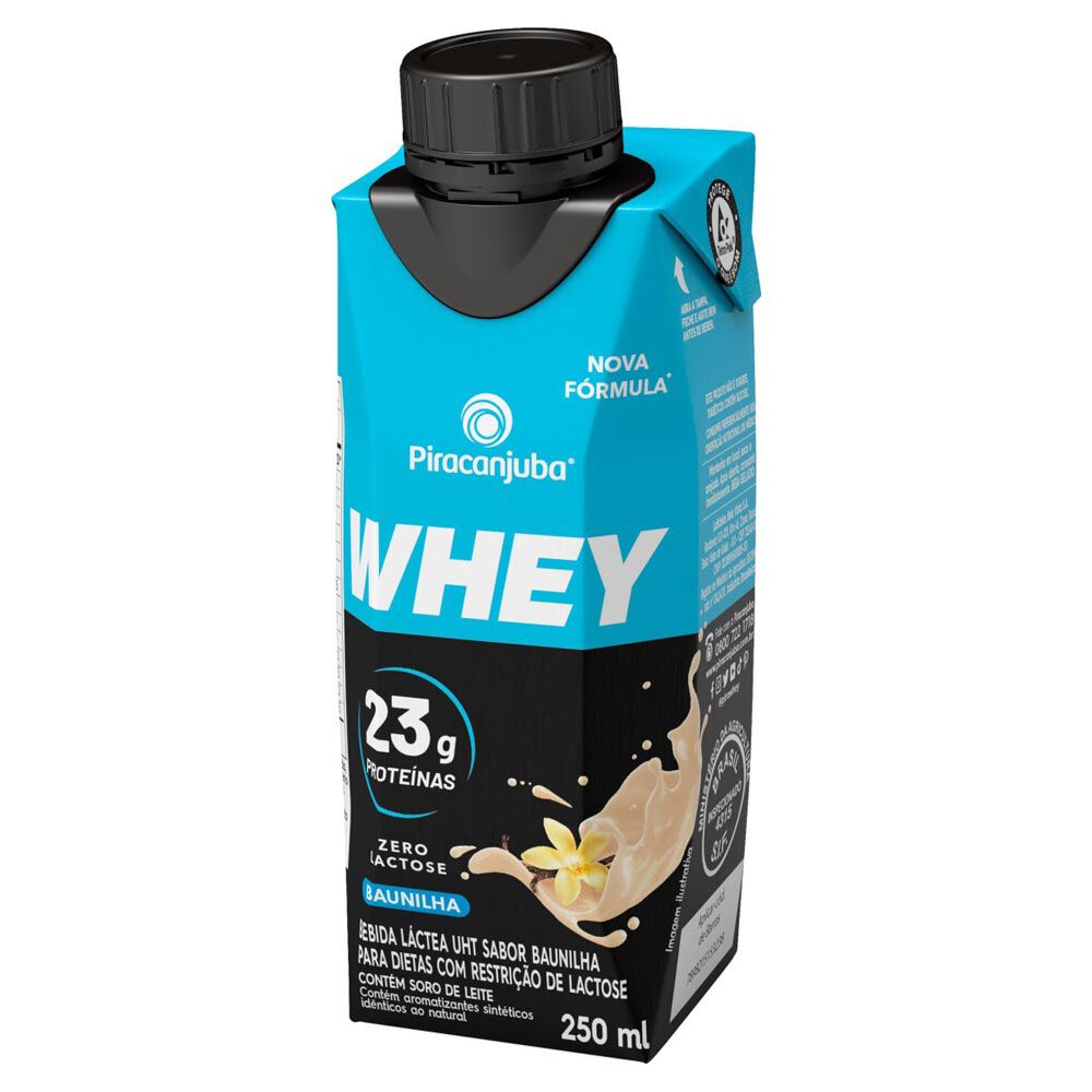 Whey Zero Lactose com 23g de Proteína Baunilha