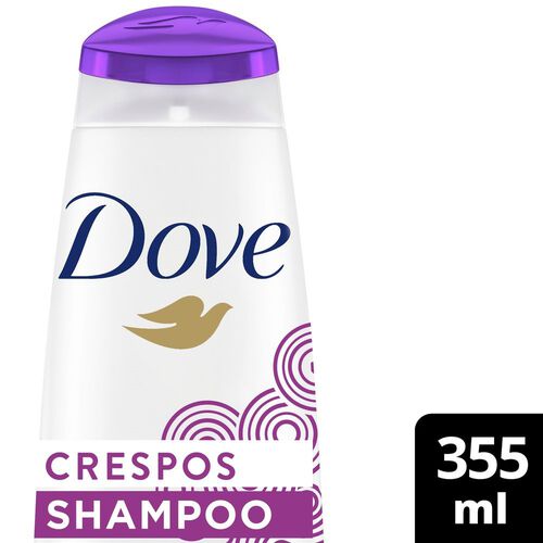 Shampoo Dove Texturas Reais Cabelos Crespos 355ml
