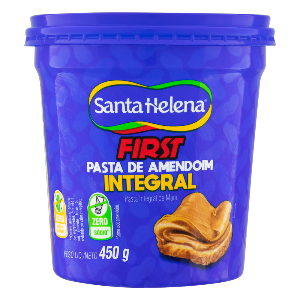 Pasta de Amendoim Integral Santa Helena First 450g - Drogaria Araujo