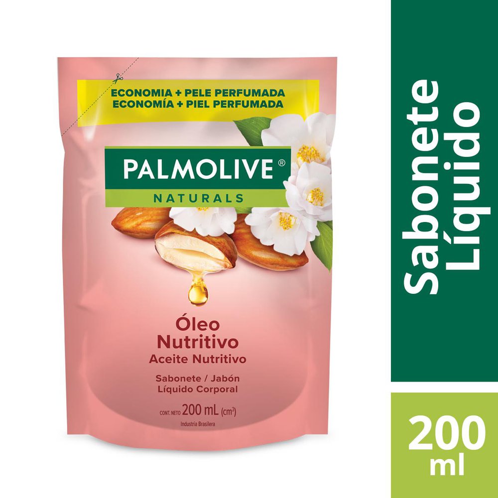 Sabonete Líquido para as Mãos Palmolive Naturals Óleo Nutritivo Refil 200ml  - Drogaria Araujo