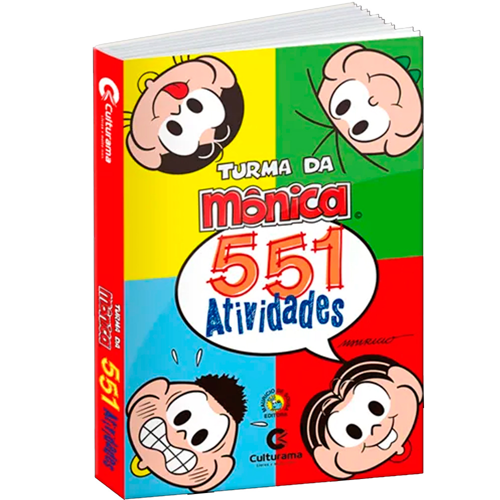 Kit Revista Turma Da Mônica 60 Atividades Cuidados Dia A Dia